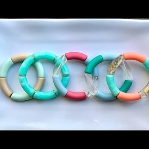 Beach Bangles 🏖 Waterproof acrylic bangles! Handmade